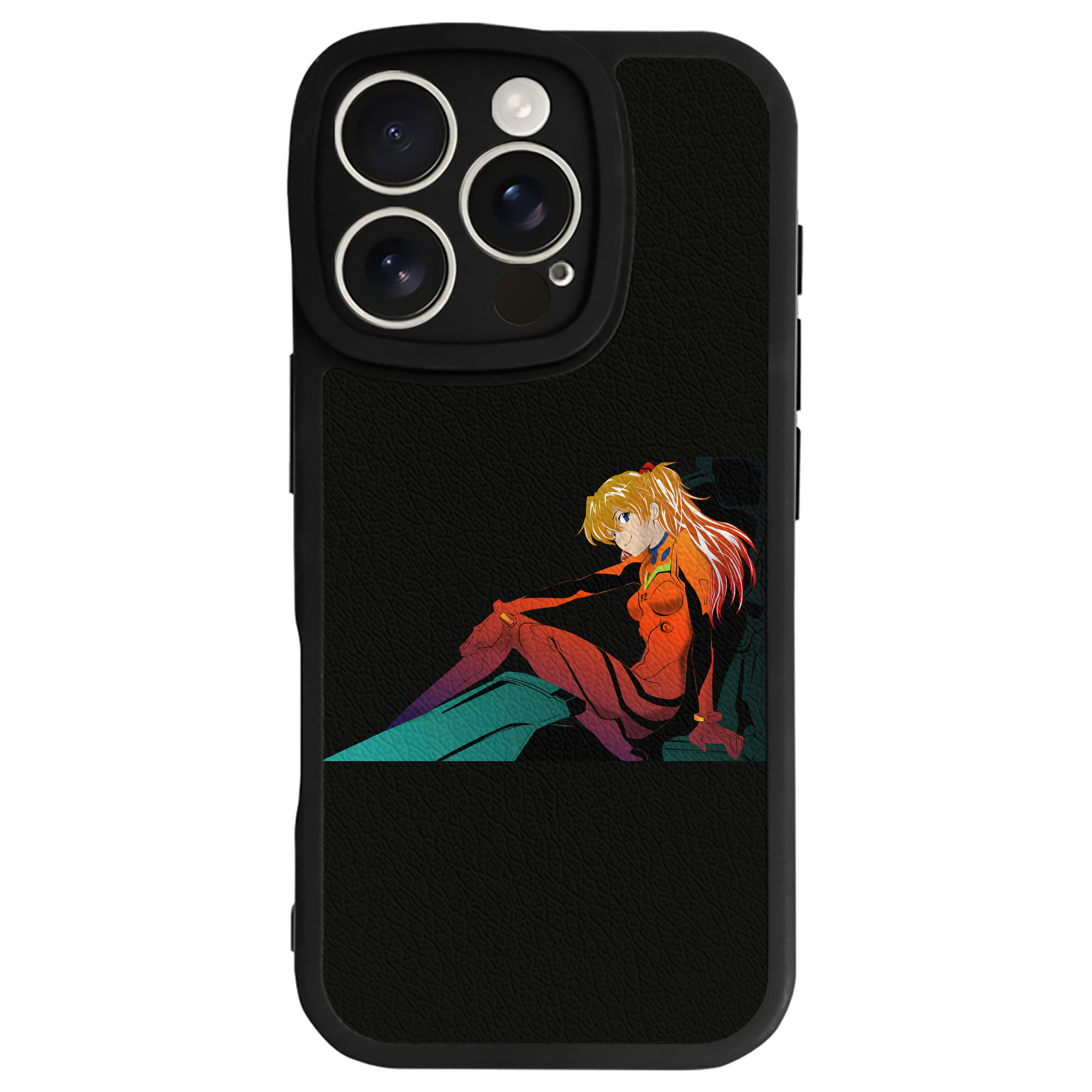 （画像用） EVA 新世紀エヴァンゲリオン 【iPhone 16シリーズ対応】シリコンスマホケース（レザー調） 材質：シリコン